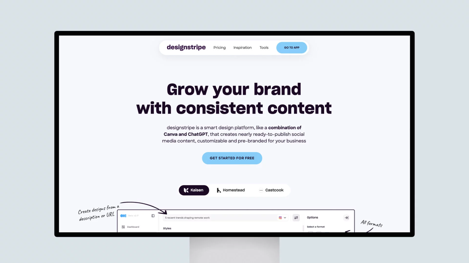 designstripe grow your brand with consistent social media content