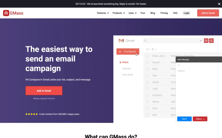 GMass: Easiest way to send an email campaign