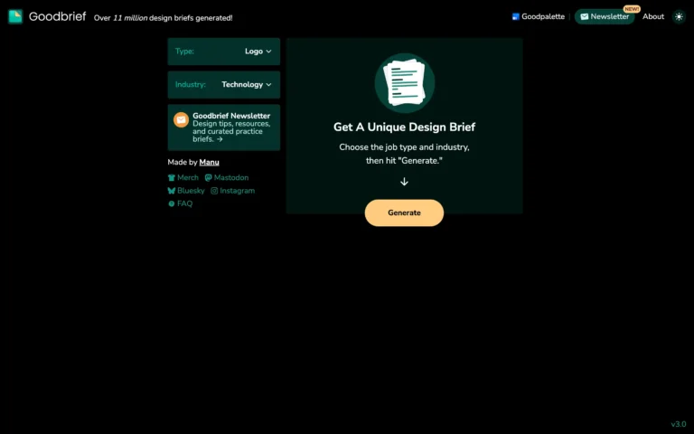 Get Unique Design Briefs – Creative Brief Generator | Good Brief