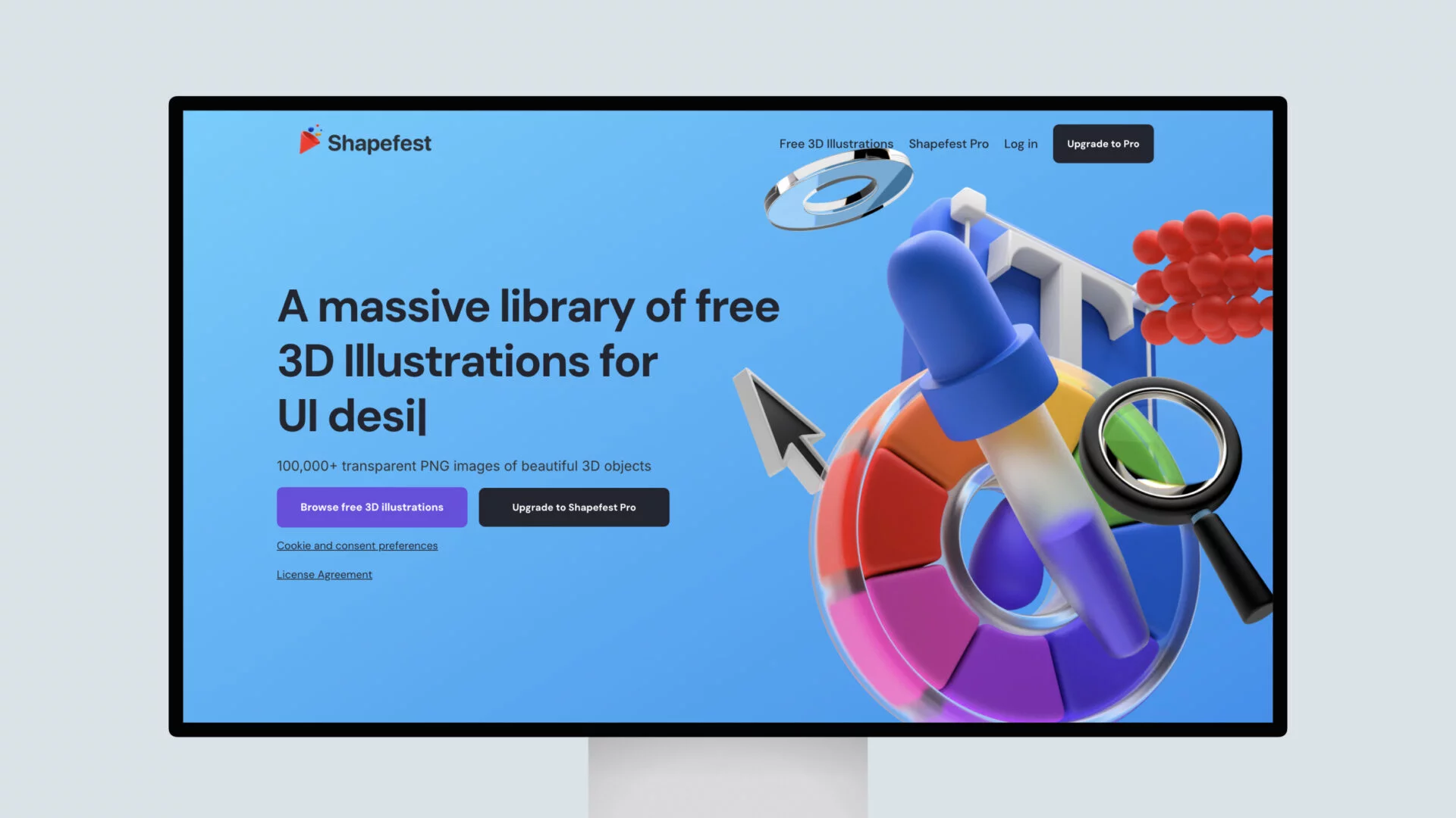 Shapefest – A massive library of free 3D illustrations