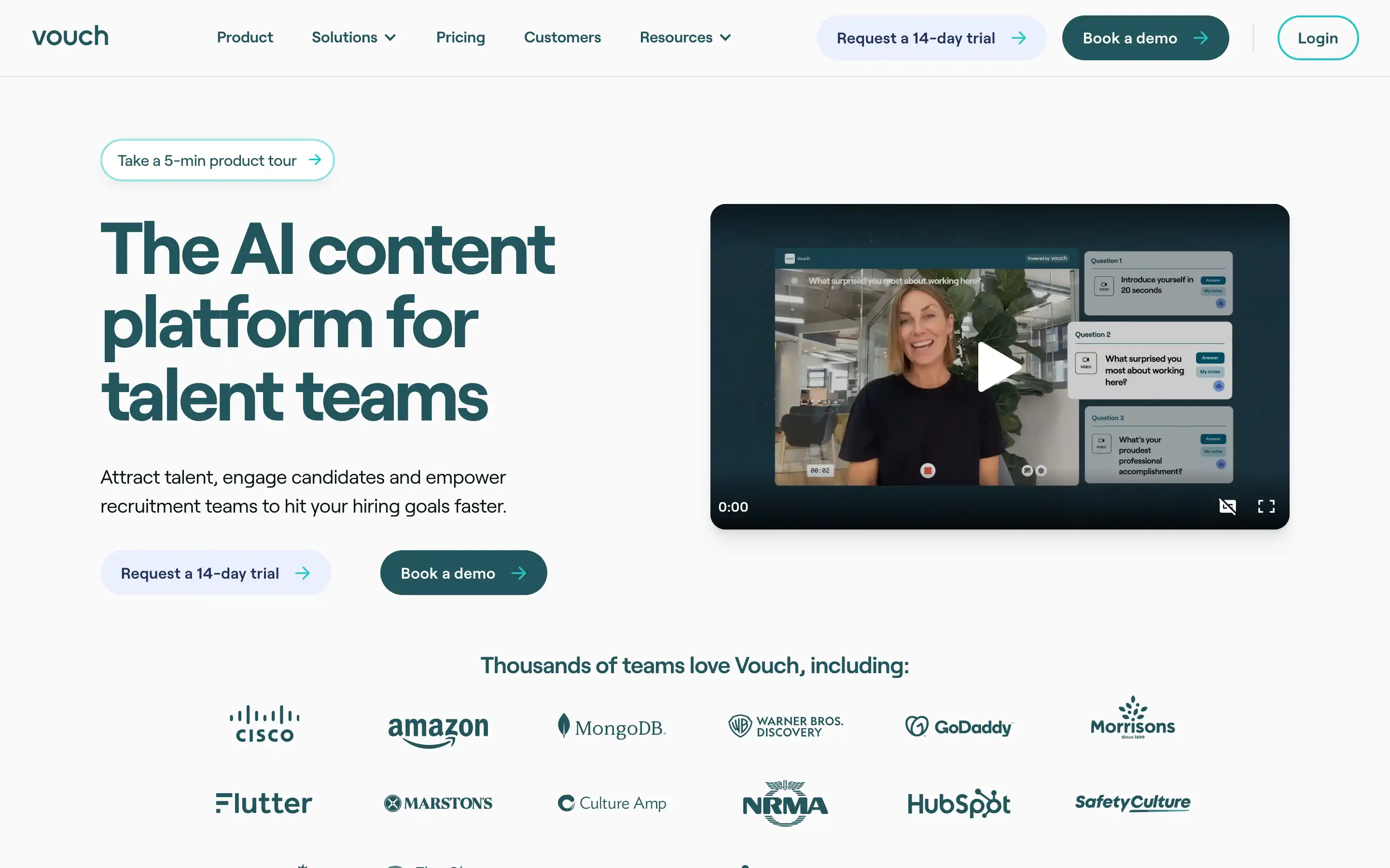 AI content platform for talent acquisition