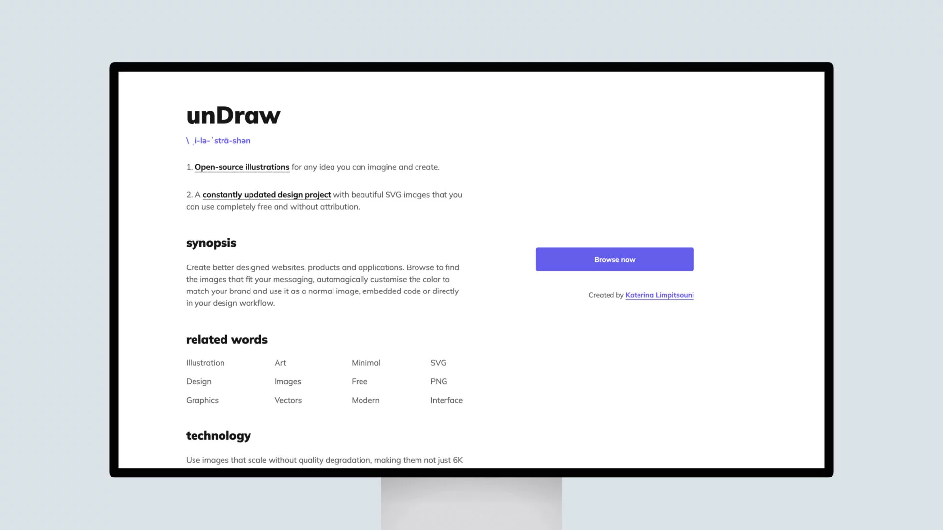 unDraw – Open source illustrations for any idea