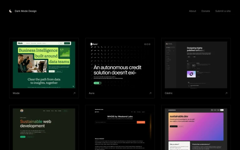 Dark Mode Design