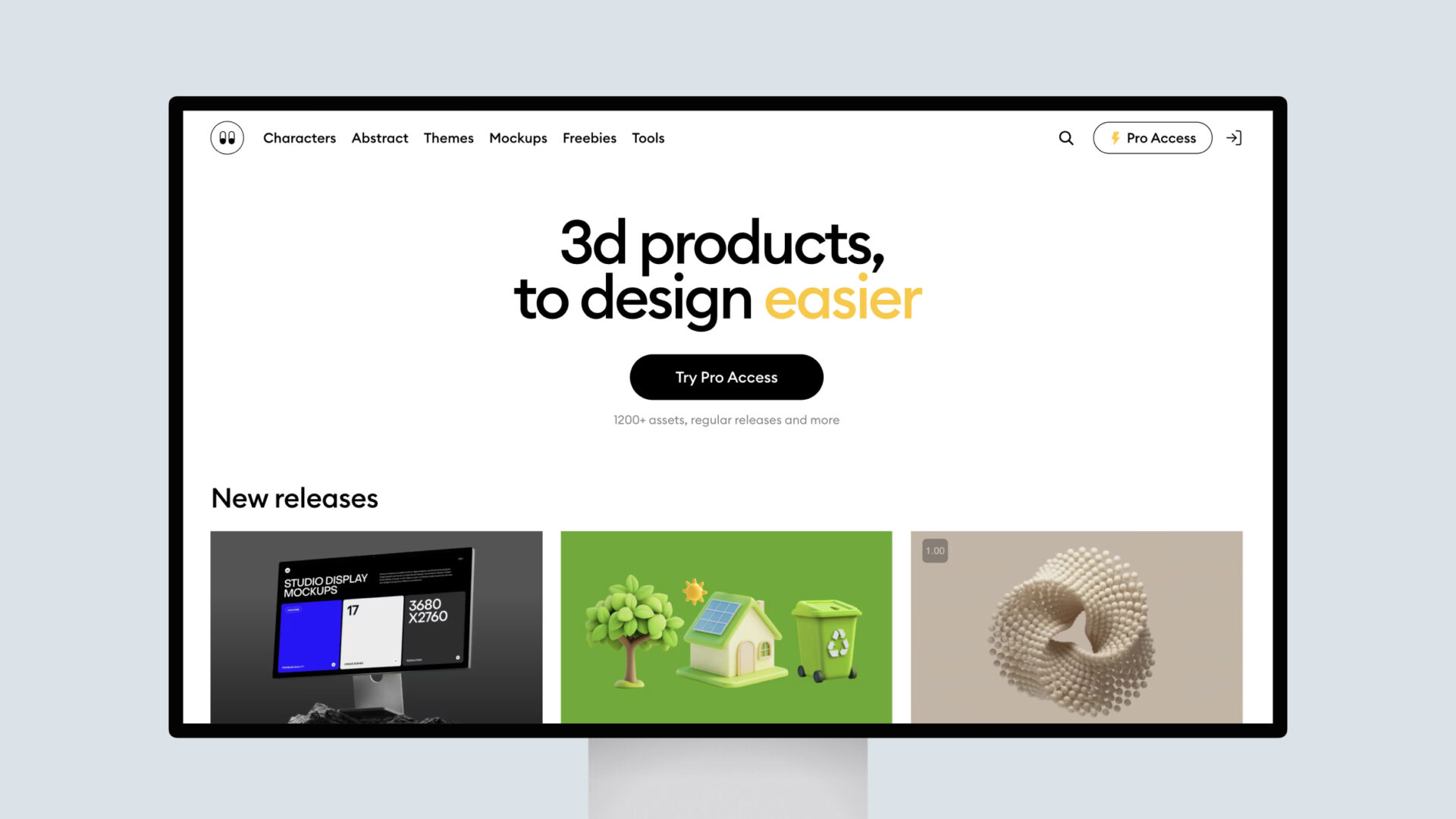 Wannathis – 3D illustrations and Mockups for design projects