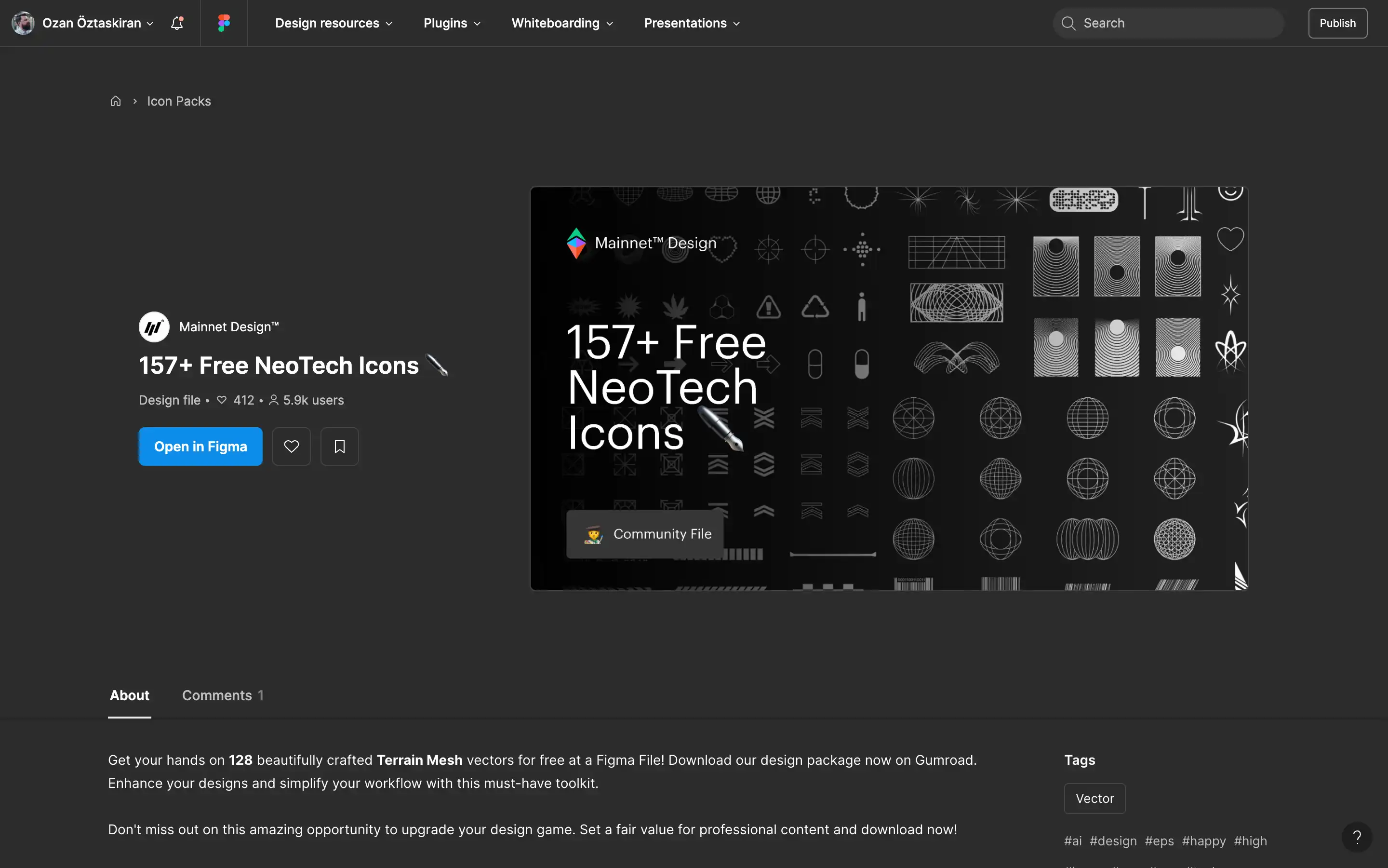 157+ Free NeoTech Icons for design projects.