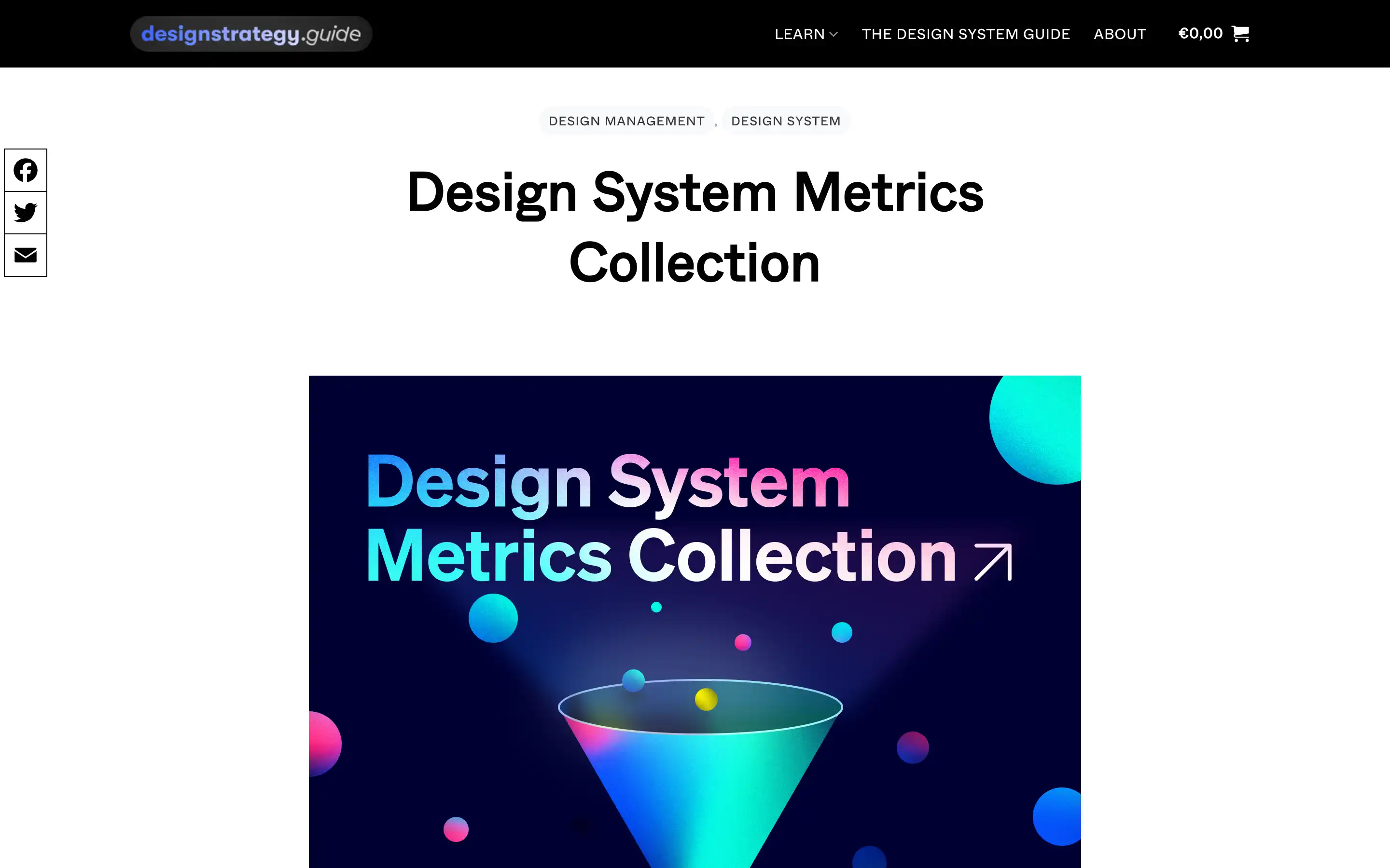 Design System Metrics Collection illustration with funnel