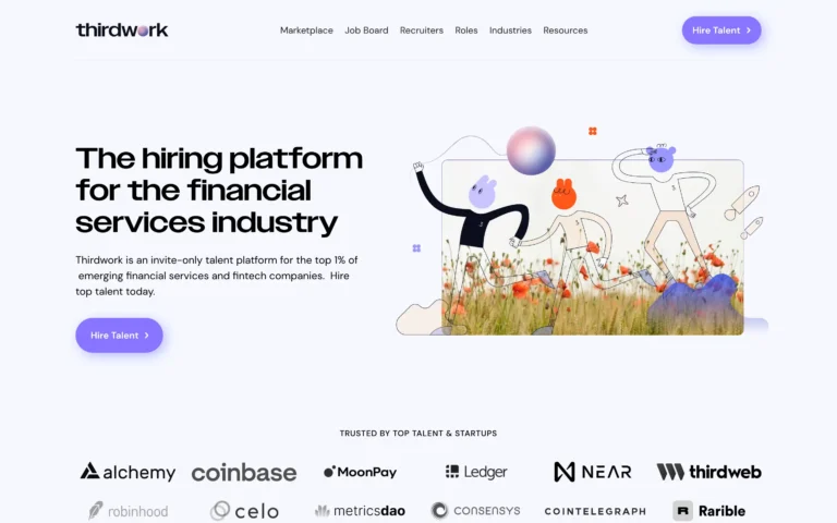 Thirdwork – Vetted Freelancers for Fintech and Crypto Startups