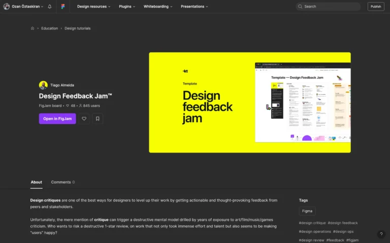 Design Feedback Jam™