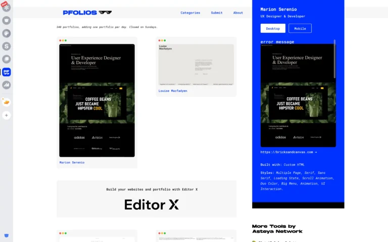 Pfolios – Portfolio Inspiration