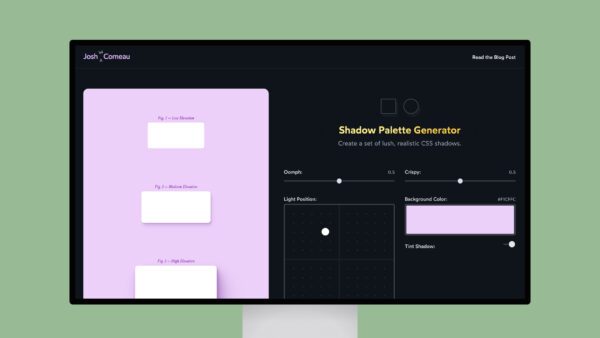 Shadow Palette Generator