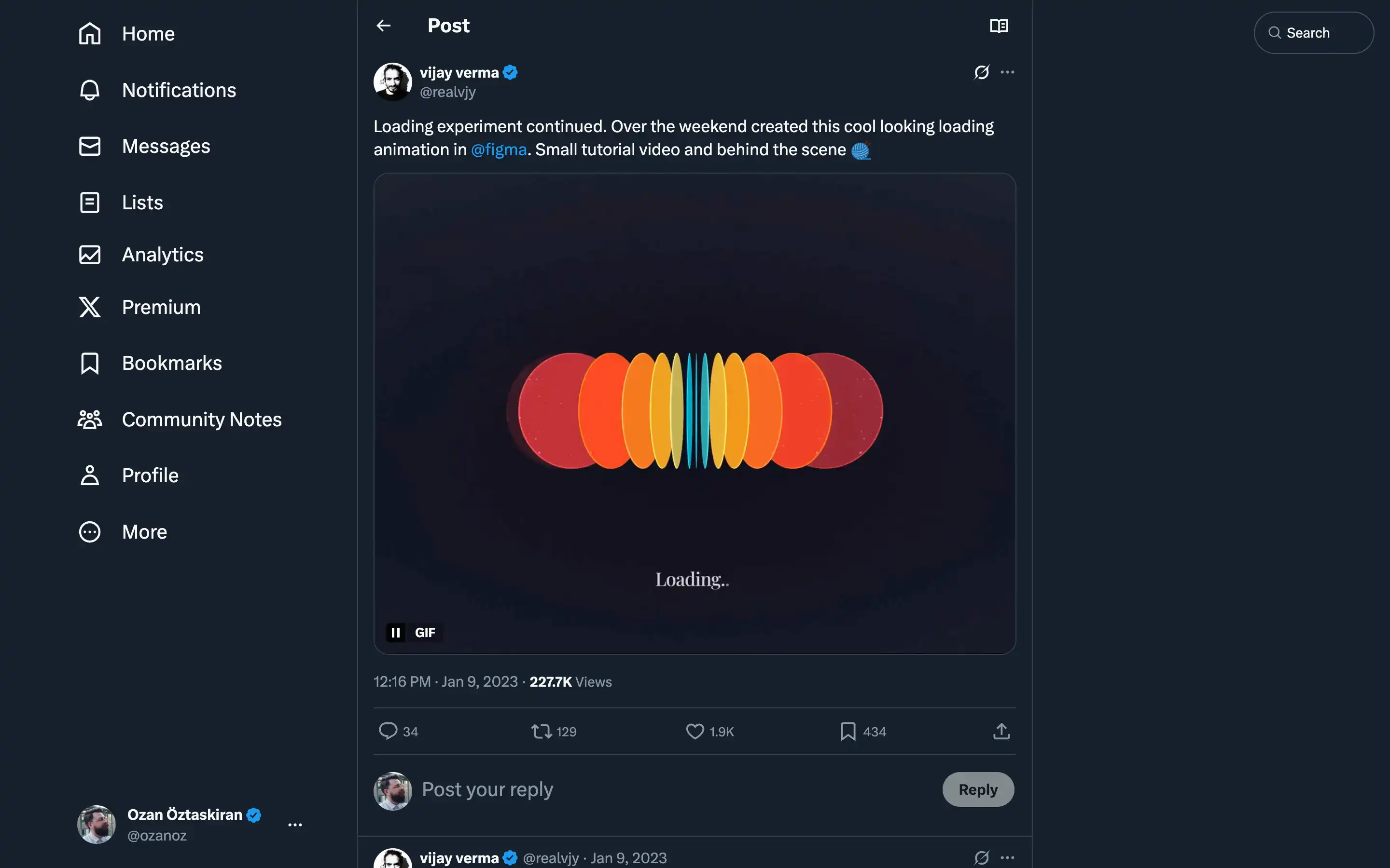 Colorful circular loading animation GIF in progress.