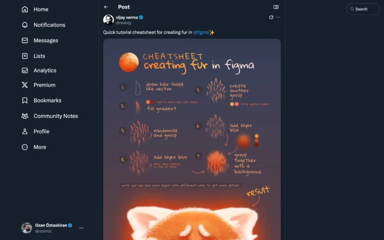 Creating fur in Figma