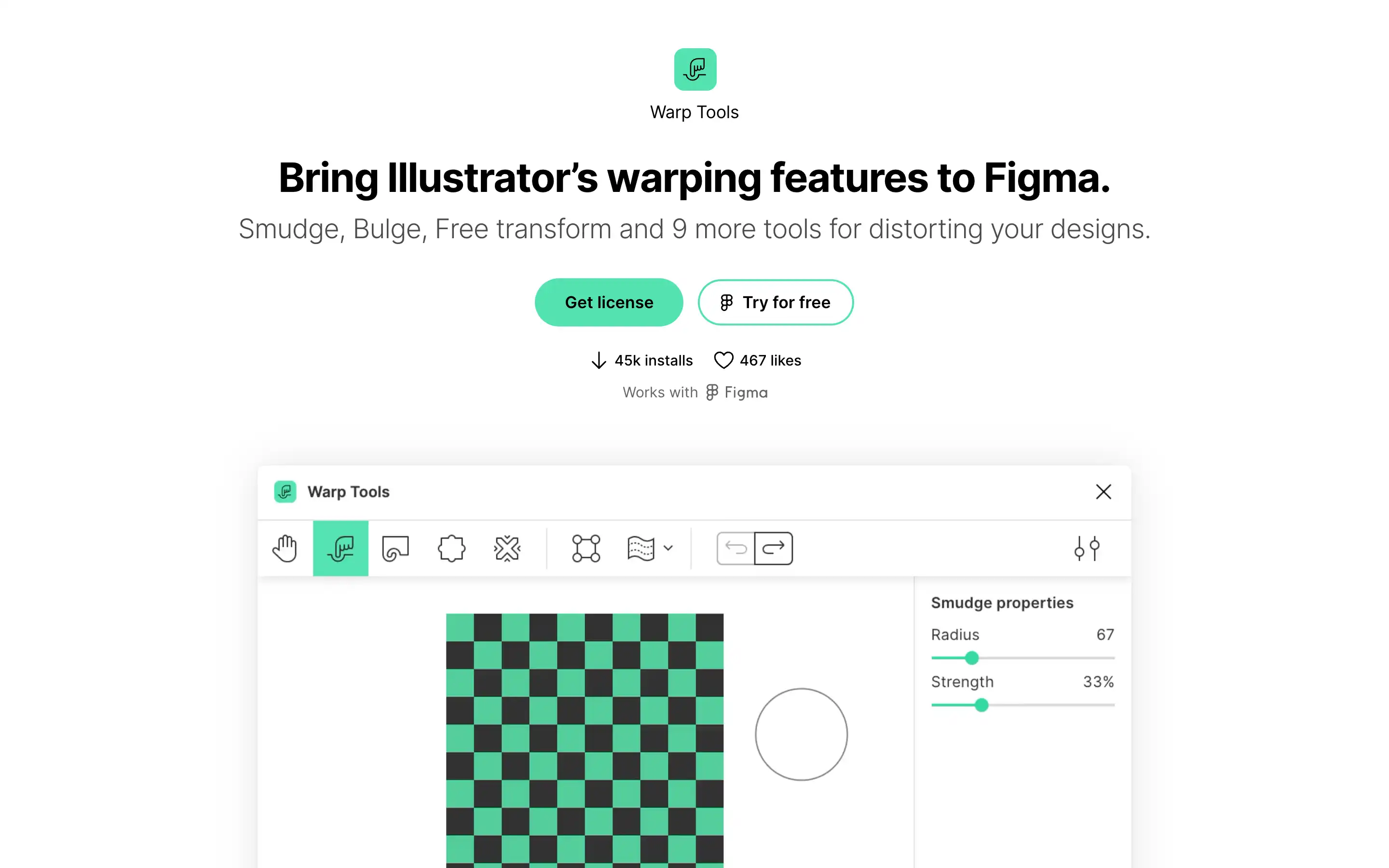Warp Tools: Enhance Figma with Illustrator features.