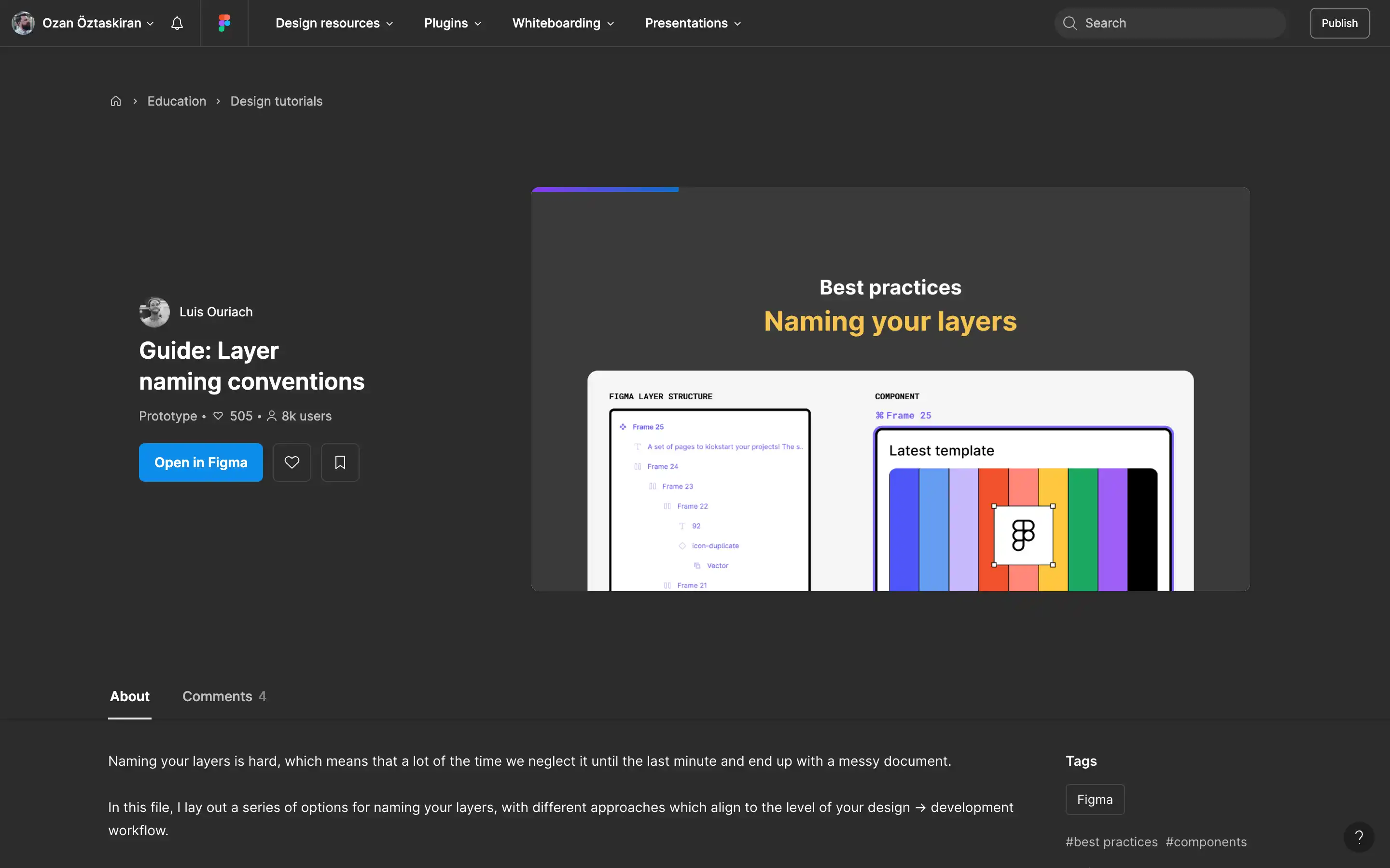 Guide: Best practices for naming design layers.