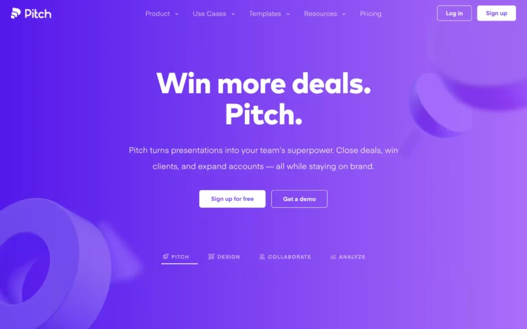 Pitch – Presentation software for fast-moving teams
