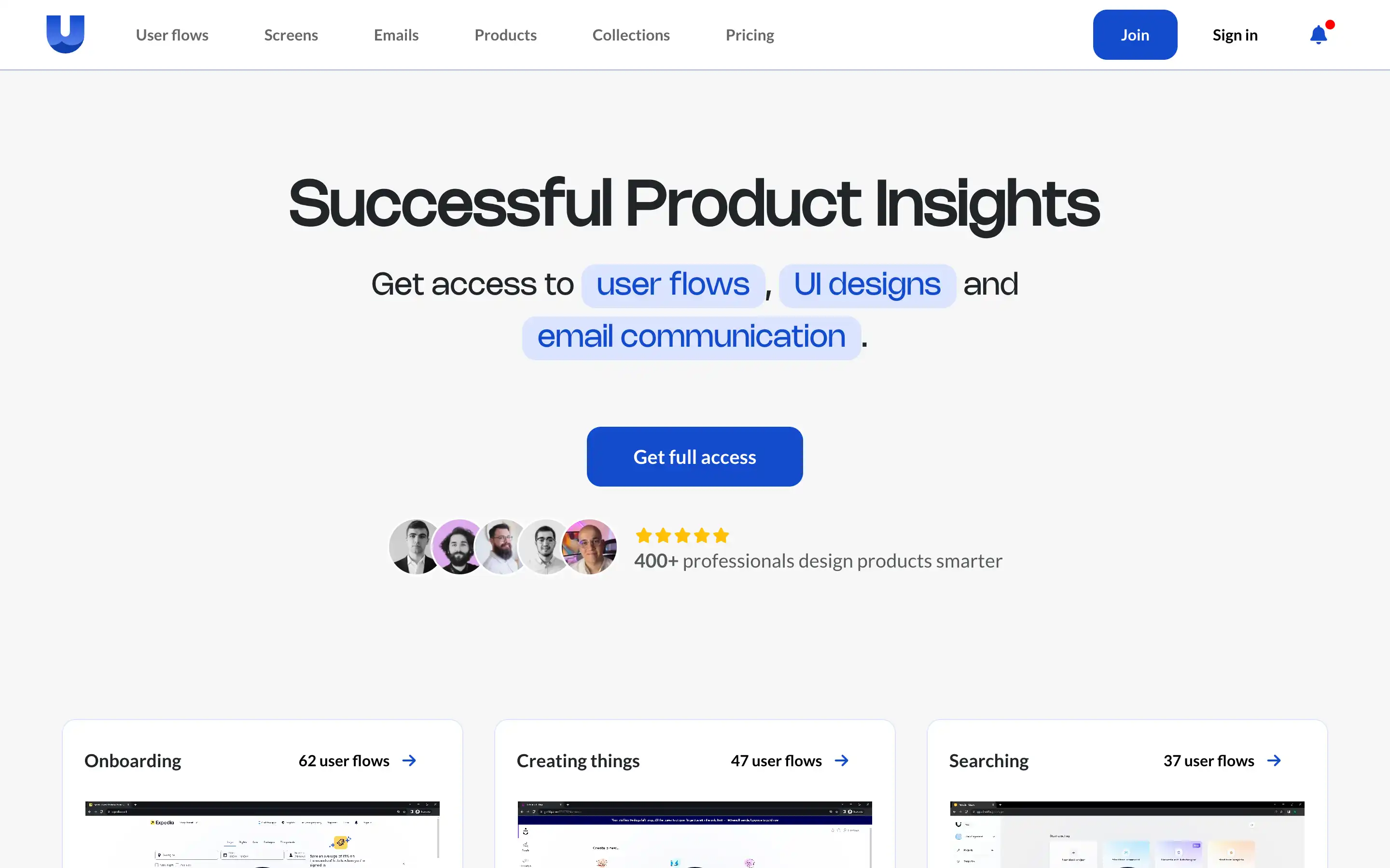 Access UI designs, user flows, email communication tools.