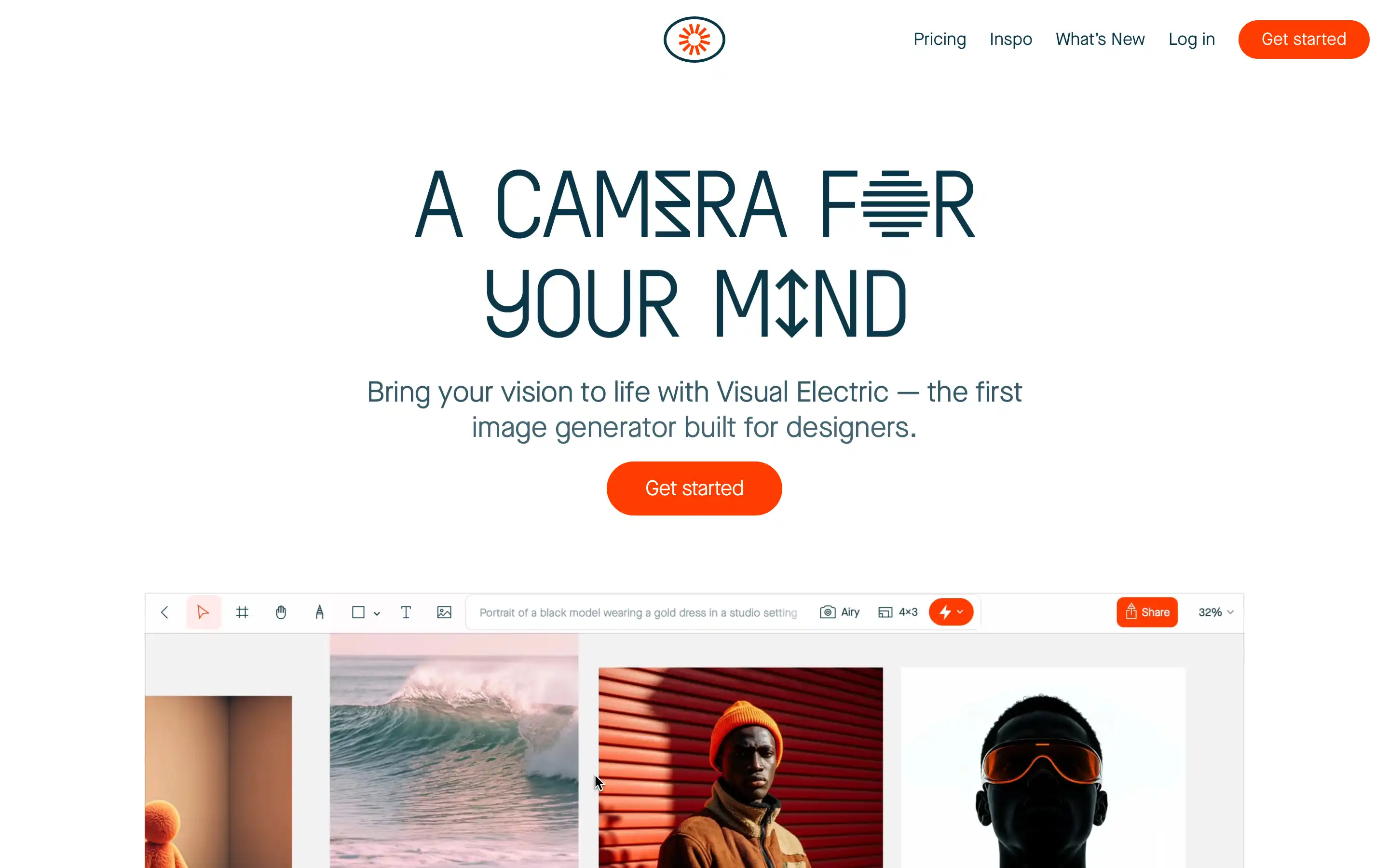Visual Electric: innovative image generator for designers.