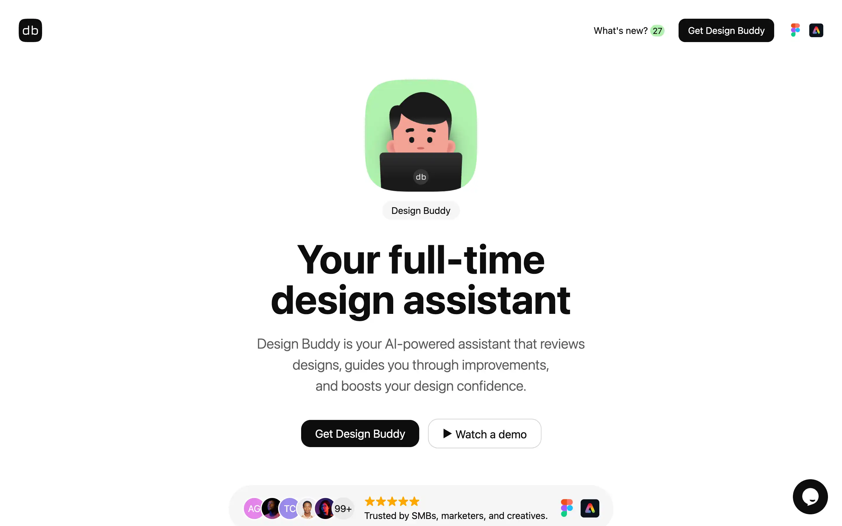 Design Buddy AI-powered full-time design assistant.