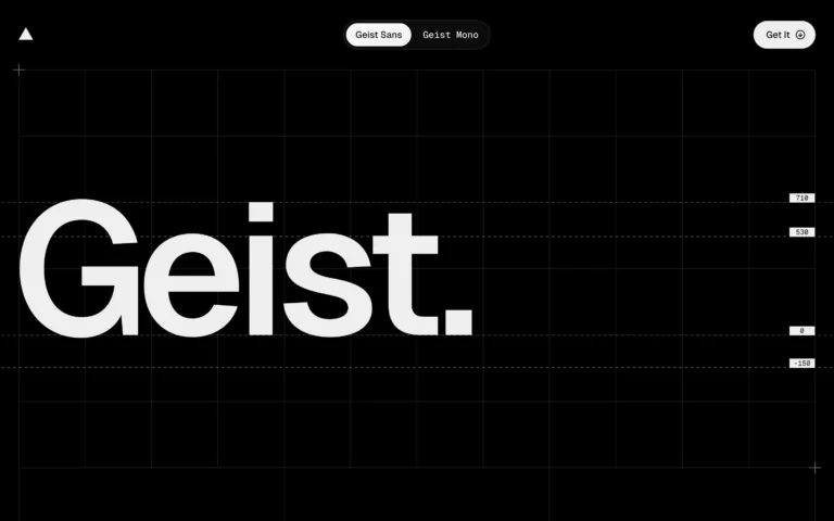 Geist Font — Vercel