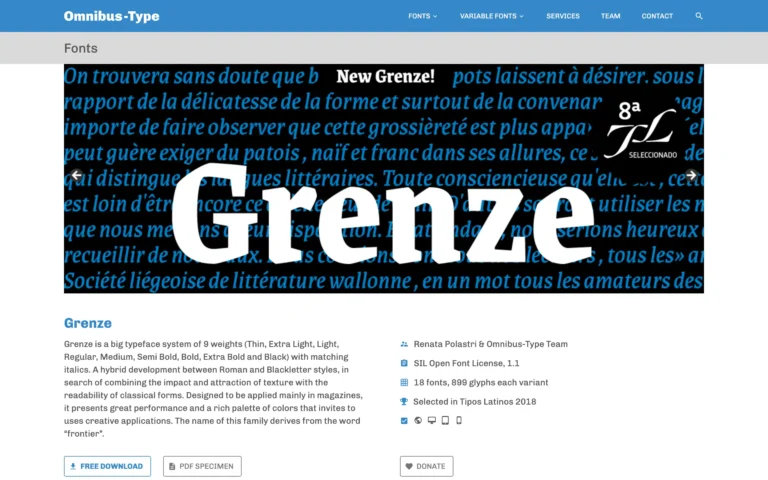 Grenze – Omnibus-Type