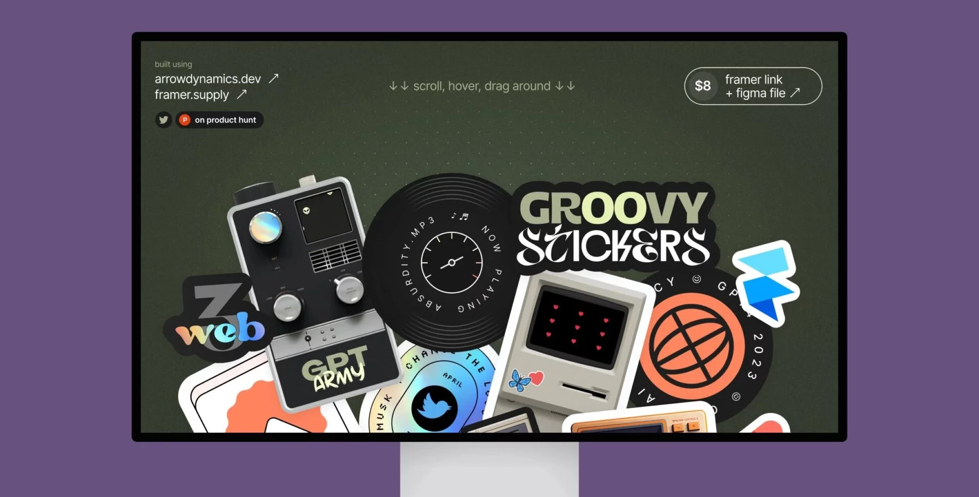 groovy stickers webp