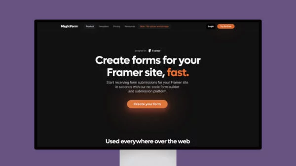 MagicForm — Create and collect custom forms in Framer