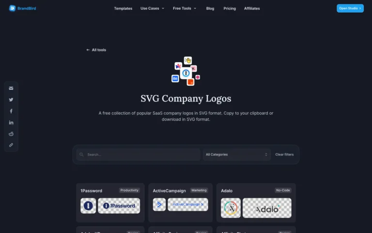 SVG Company Logos – BrandBird.app
