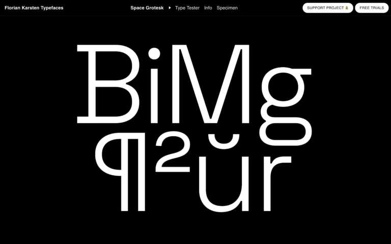 Space Grotesk Florian Karsten Typefaces