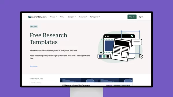 User Interviews – Free Research Templates