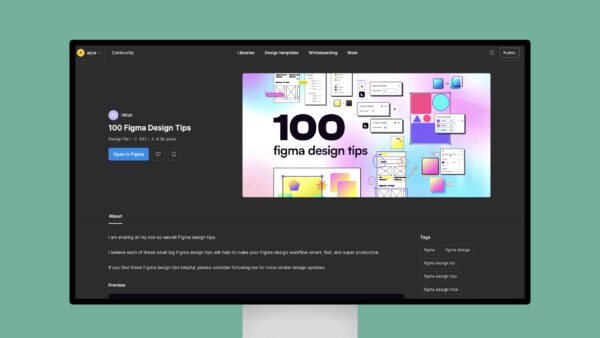 100 Figma Design Tips