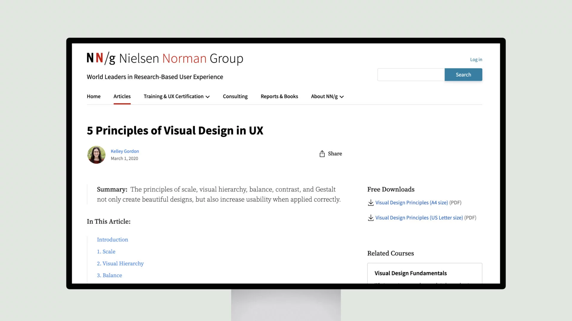 5 Principles of Visual Design in UX