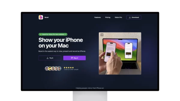 Bezel • Show your iPhone on your Mac