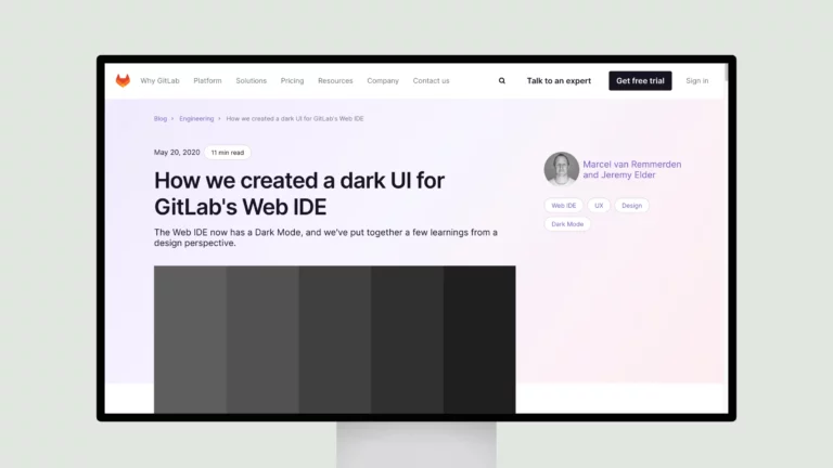How we created a dark UI for GitLab’s Web IDE