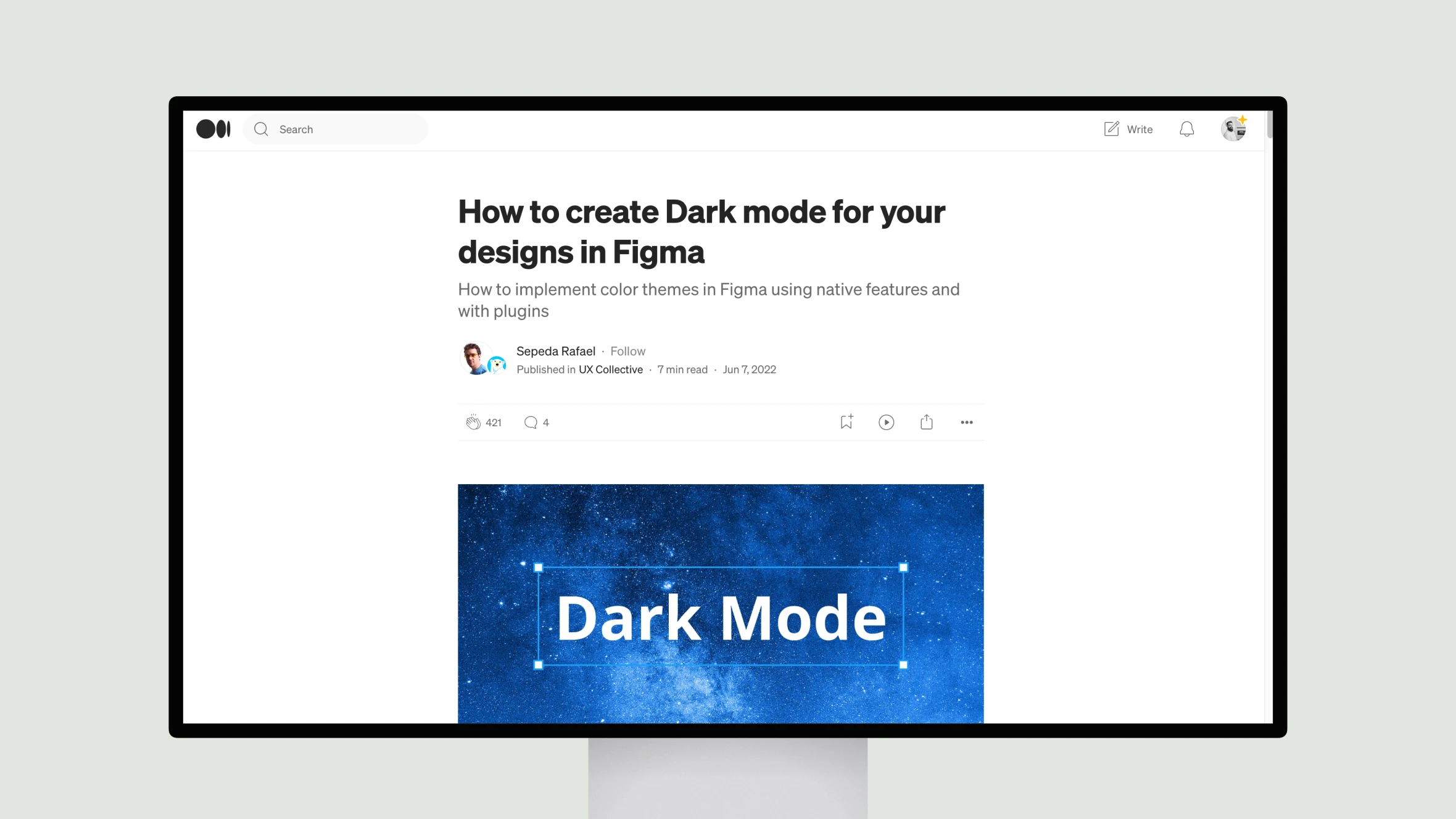 How to create Dark mode for your designs in Figma