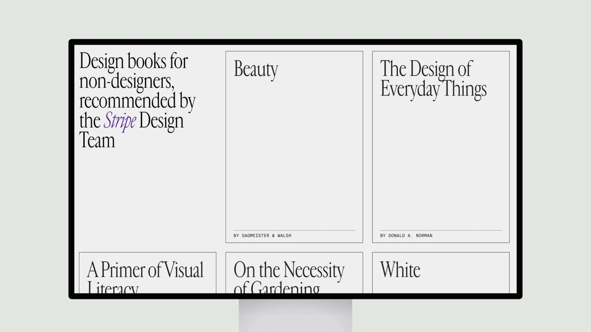 Design books