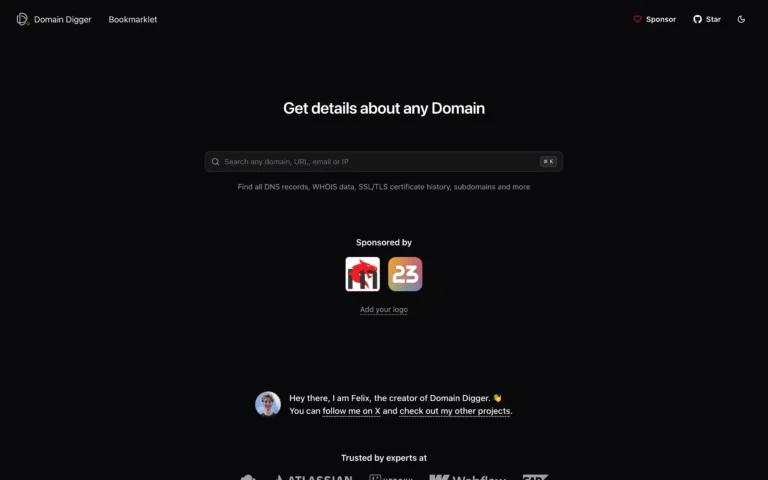Domain Digger – Get details about any Domain