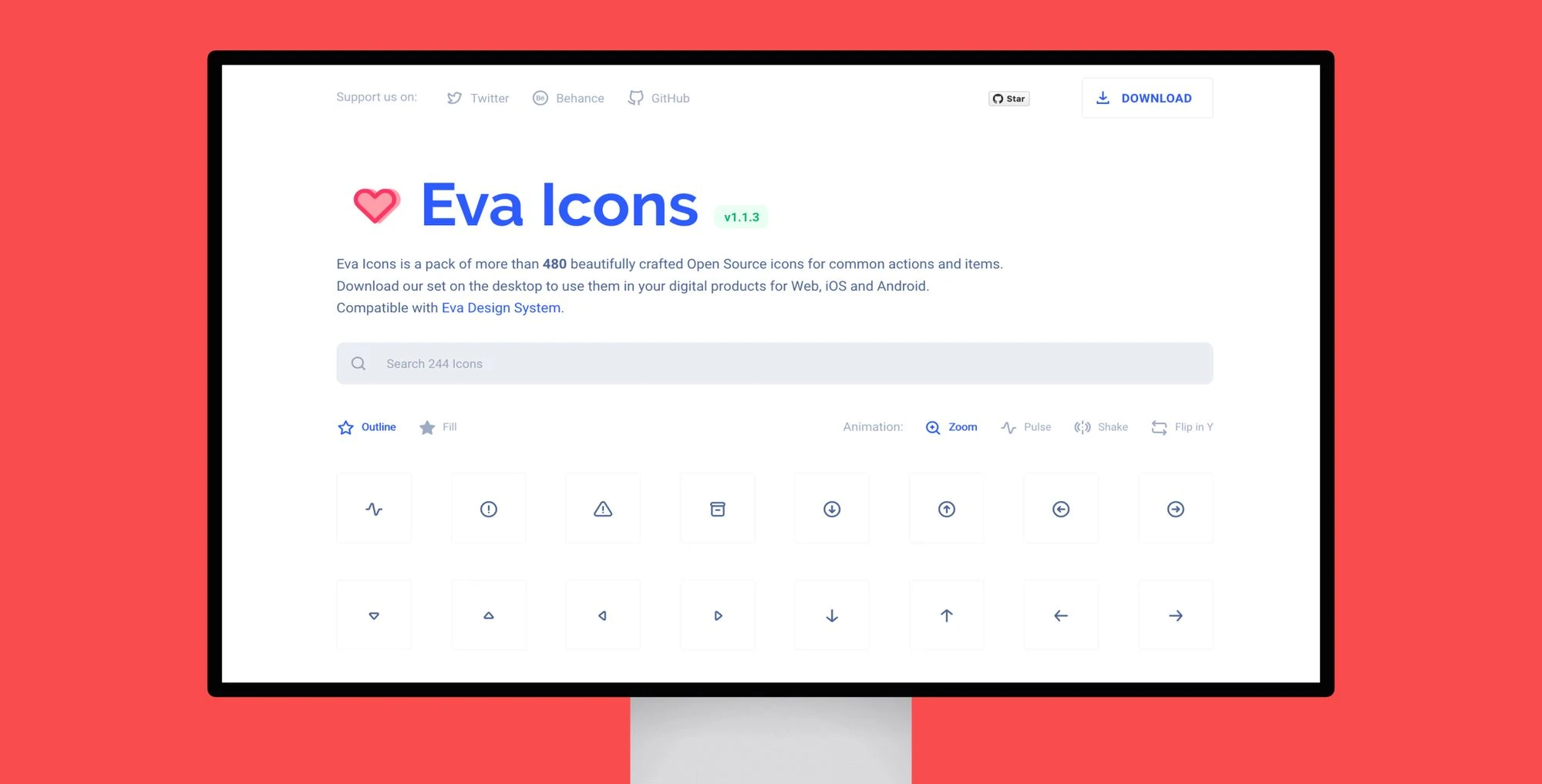 Eva Icons