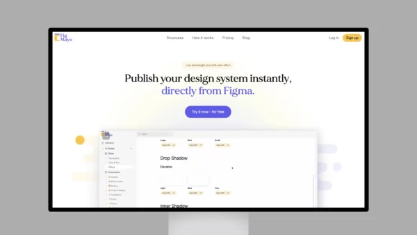 FigMayo – Publish your design system instantly, directly from Figma