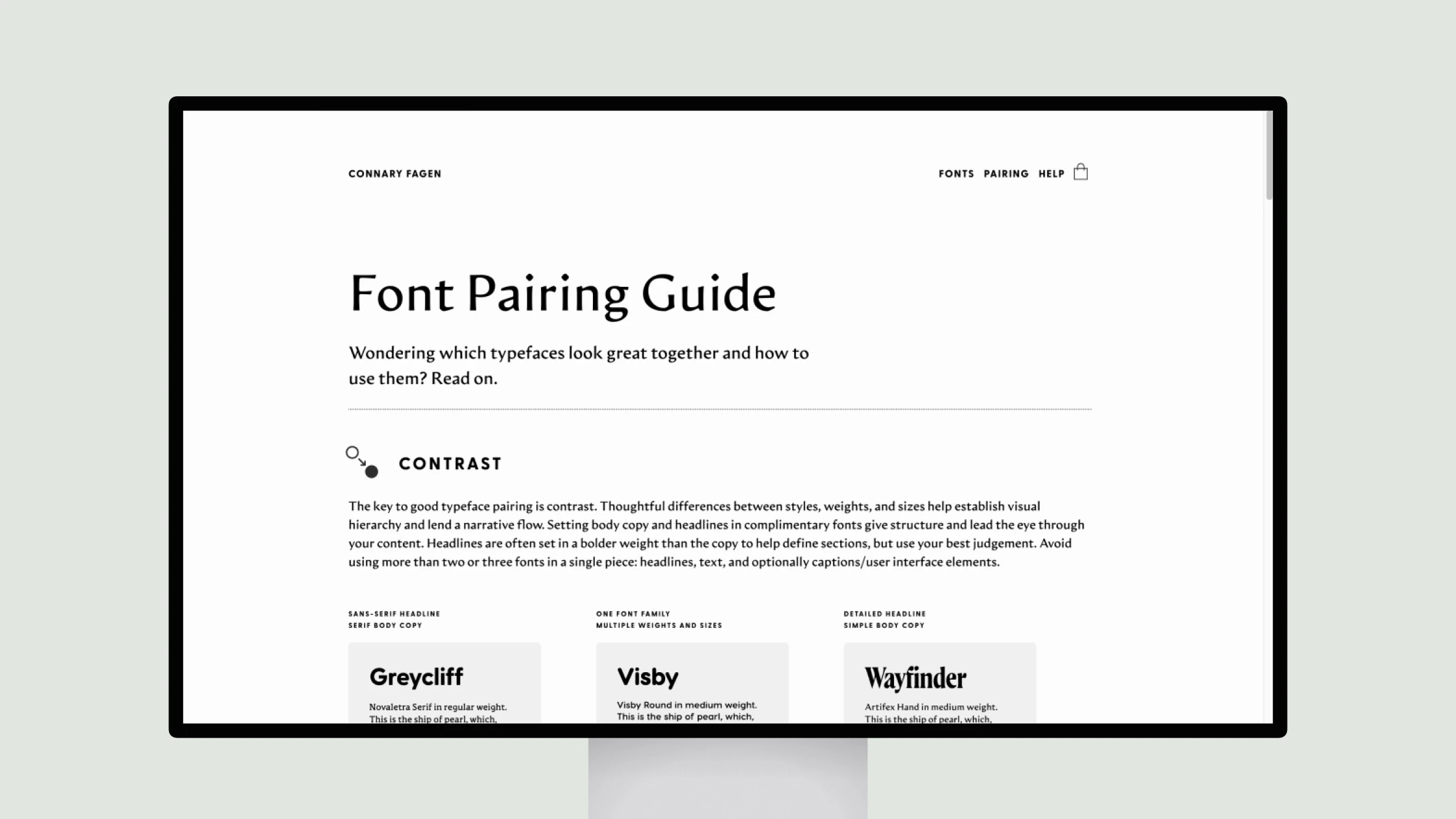 Font Pairing Guide