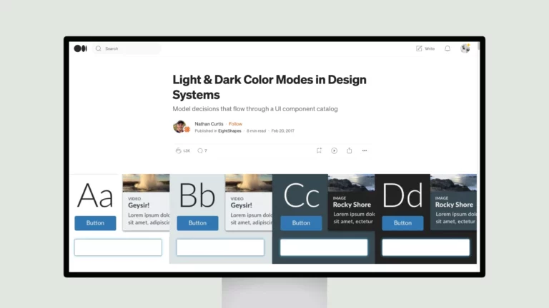 Light & Dark Color Modes in Design Systems