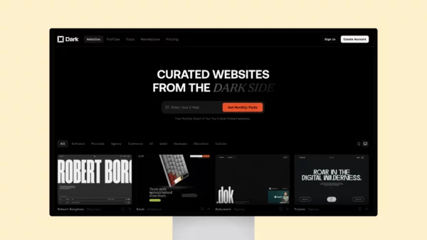 Curated Websites from the Dark Side