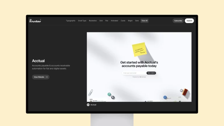 Footer — The only footer gallery on earth