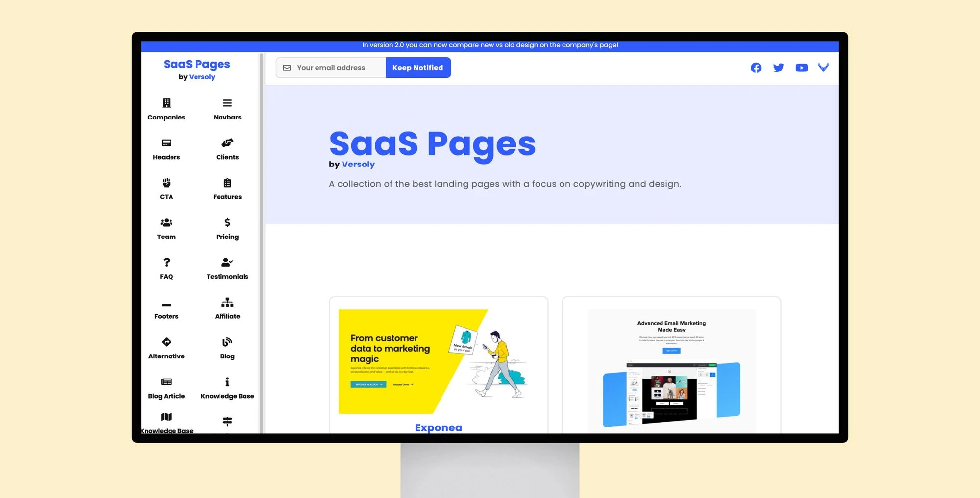 SaaS Pages