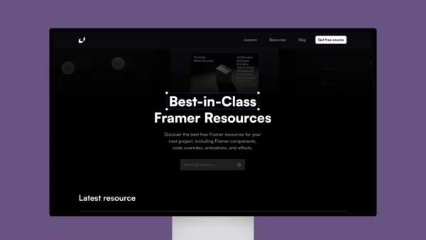 Framer University – Best Free Framer Resources