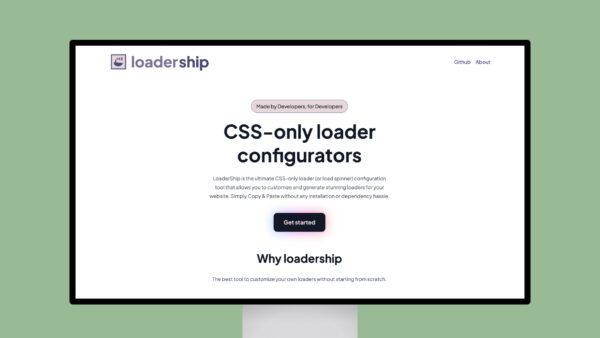 Loadership – CSS-only loader configurators