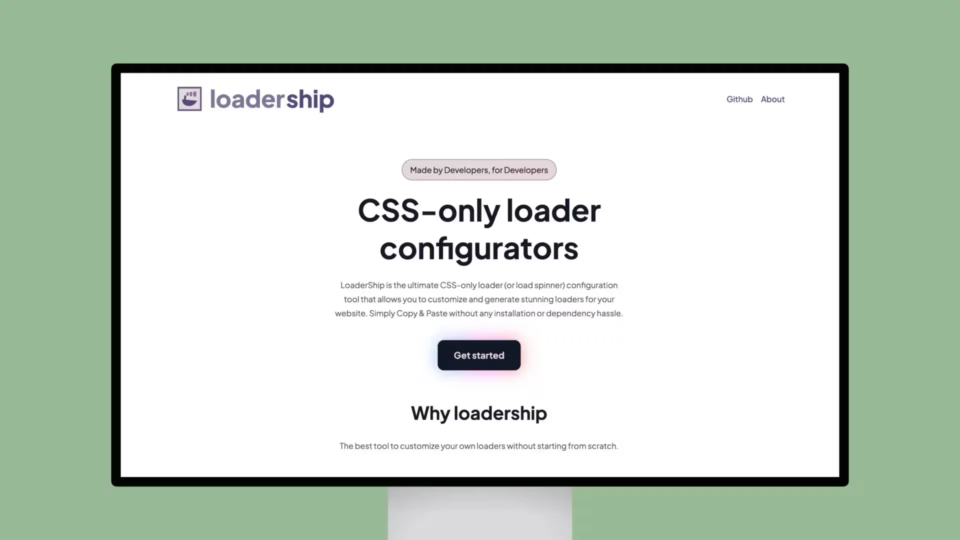 loadership – css only loader configurators