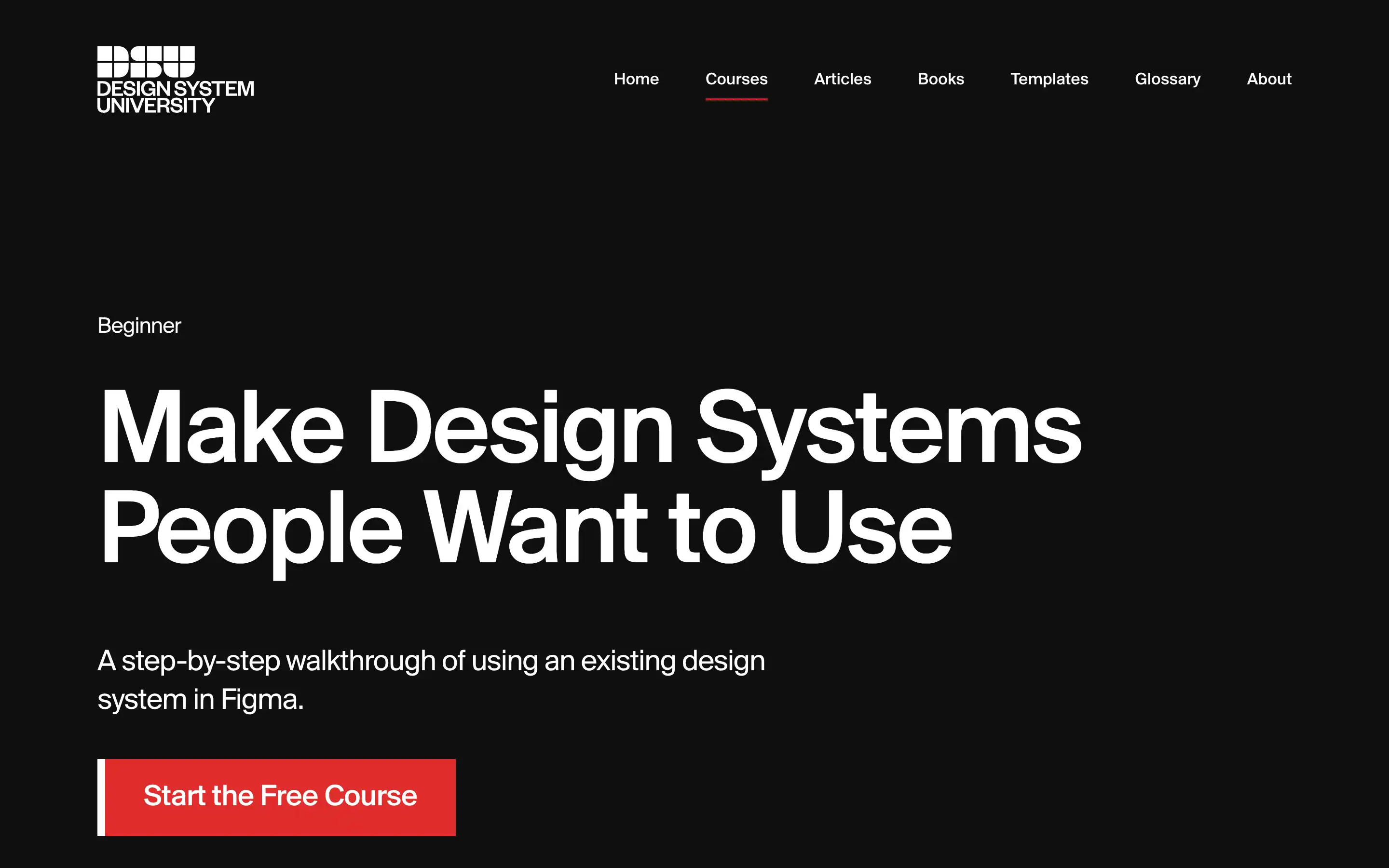 Beginner course on design systems in Figma.