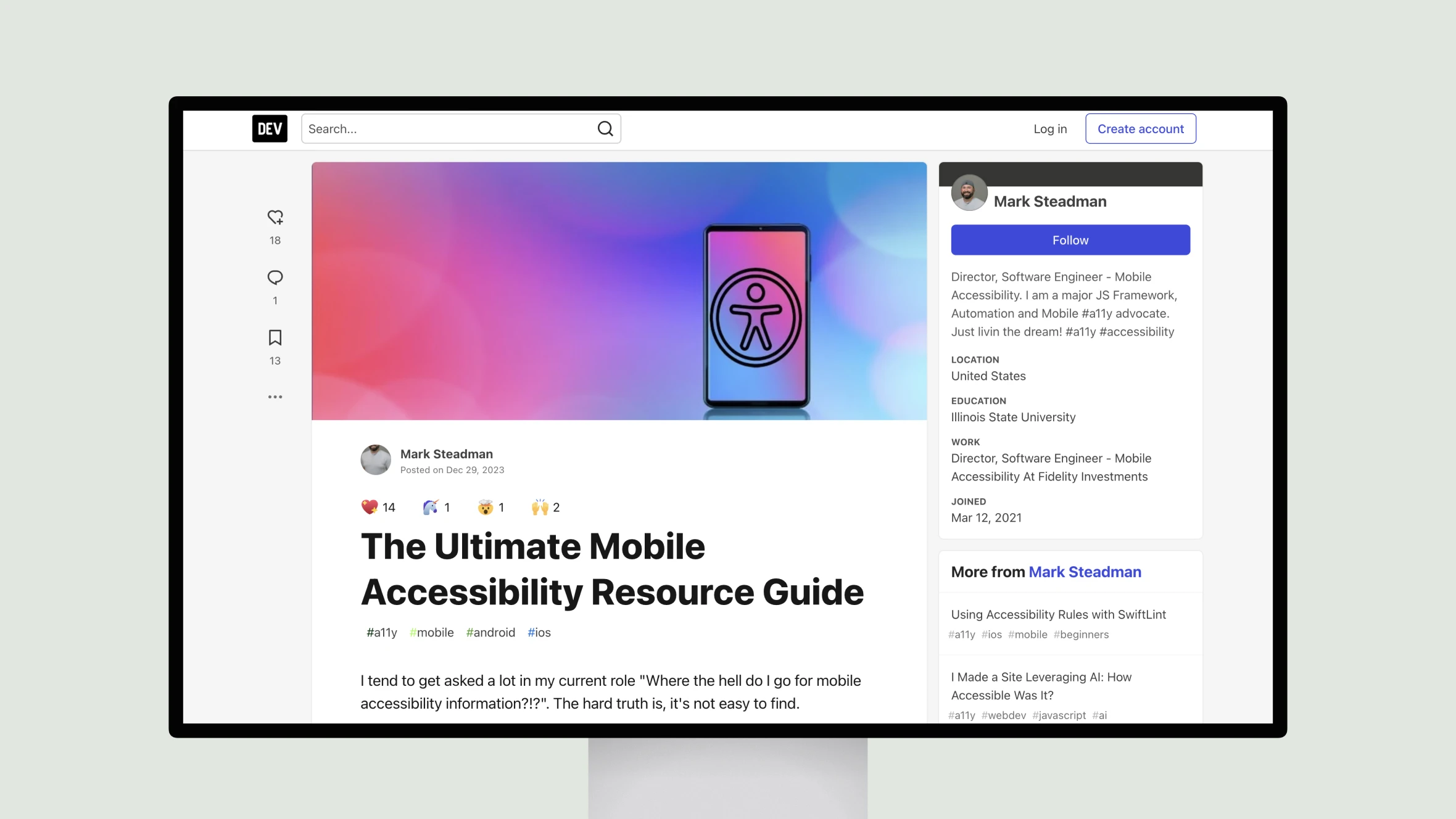 The Ultimate Mobile Accessibility Resource Guide – DEV Community