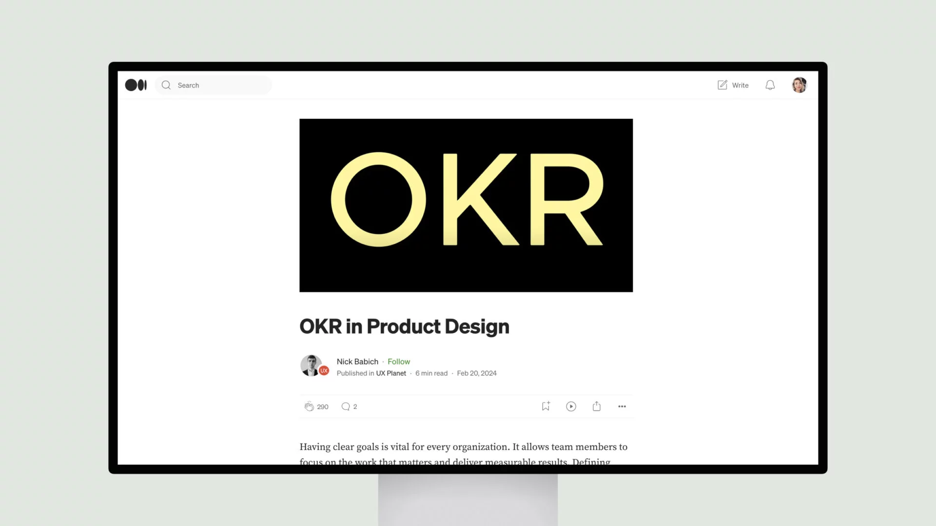 OKR in Product Design