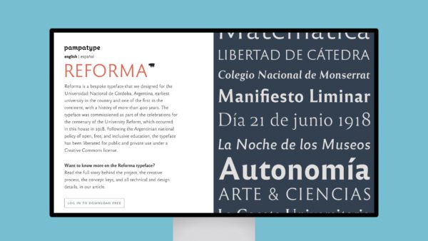 PampaType Font Foundry Reforma